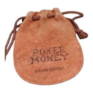 Vintage Grand Canyon Poker Money Leather Pouch